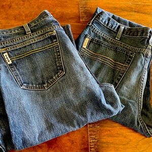 Two (2) pairs of Cinch jeans
